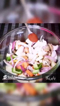 ستيك لحم بالخضار #ستيك #وصفات_سهله #ستيك_لحم