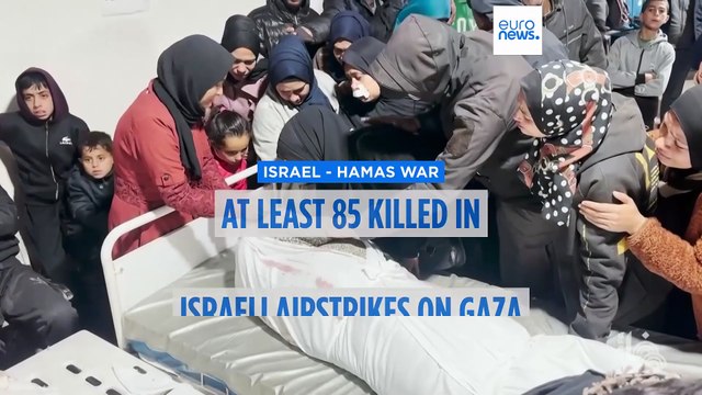 At least 85 killed in Israeli strikes across Gaza, health authorities say