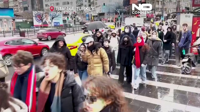 Turchia: studenti protestano per l'arresto del sindaco di Istanbul Ekrem Imamoglu