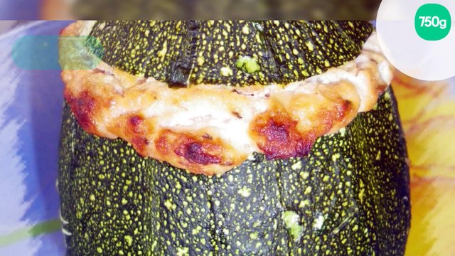 Courgettes farcies à la ricotta et aux herbes maison