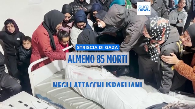 Striscia di Gaza, almeno 85 morti negli attacchi israeliani