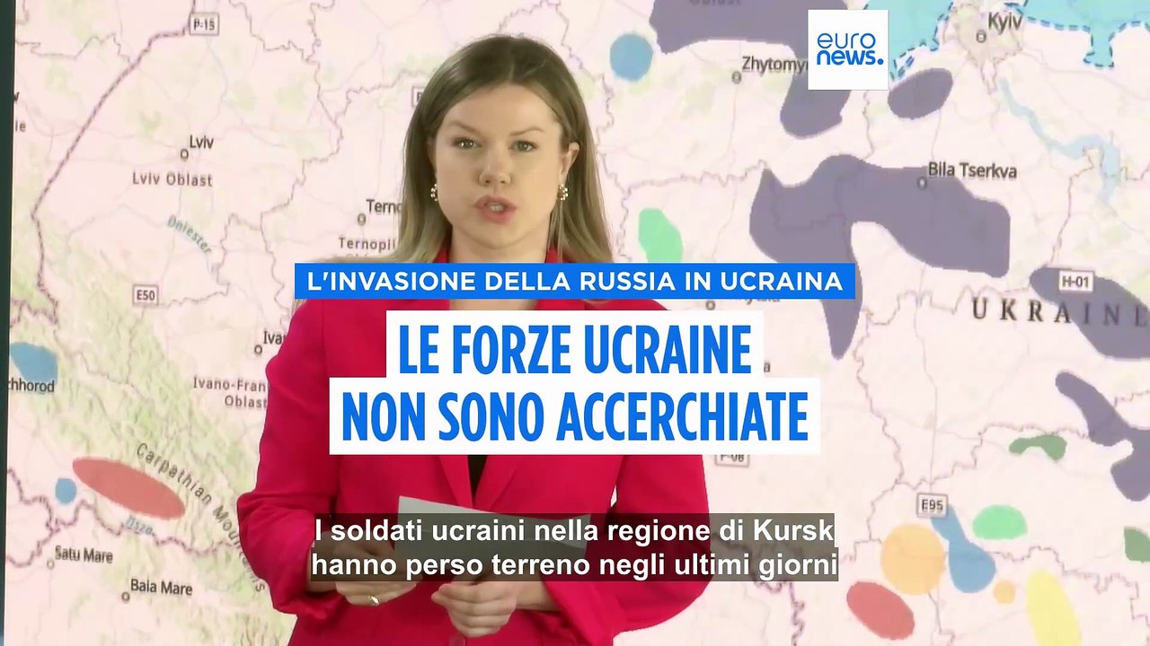 La mappa. Le forze ucraine non sono state accerchiate nella regione di Kursk