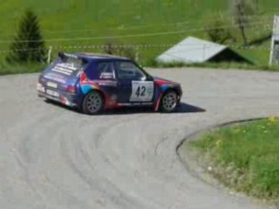 rallye du beaufortain 2008 dommerdich 205 maxi(dommer.drift!