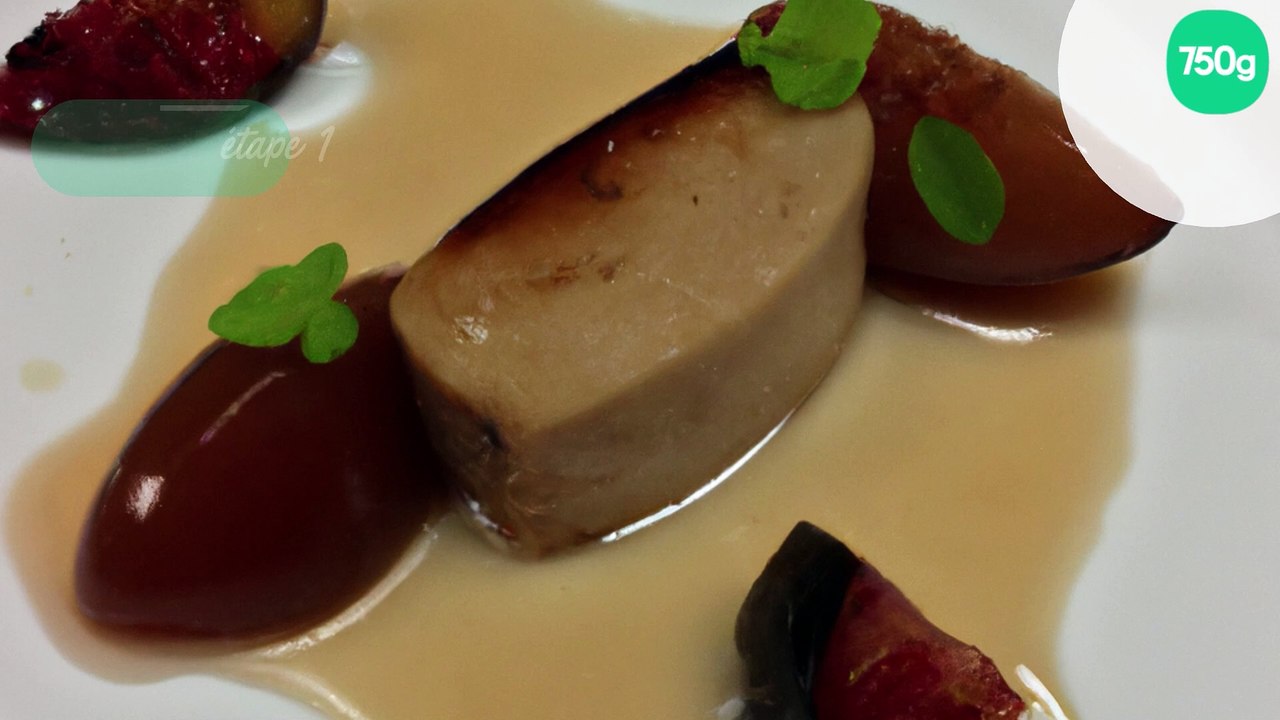 Foie gras poêlé aux litchis