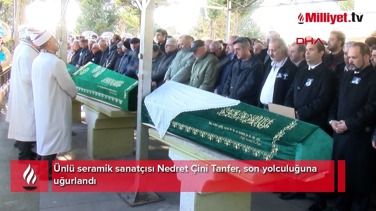 Seramik sanatçısı Nedret Çini Tanfer son yolculuğuna uğurlandı