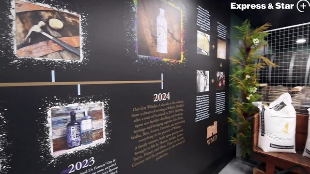 A look around the West Midlands Distillery, Brierley Hill before tours and whisky tasting begins.