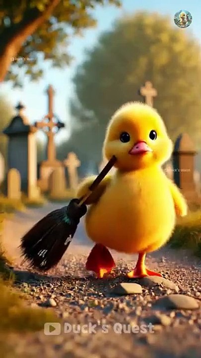 Chicken baby help to cat