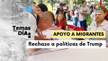 Recolección de firmas en apoyo a los migrantes venezolanos