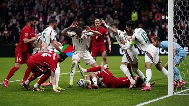 UEFA Uluslar Ligi: Türkiye: 1 - Macaristan: 1 (İlk yarı)