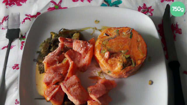 Timbale aux deux saumons