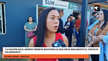 "La sesión en el barrio permite mostrar lo que hace realmente el Concejo Deliberante"