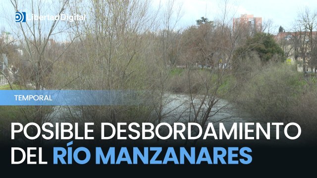 Emergencias en alerta por posible desbordamiento del Río Manzanares en Madrid
