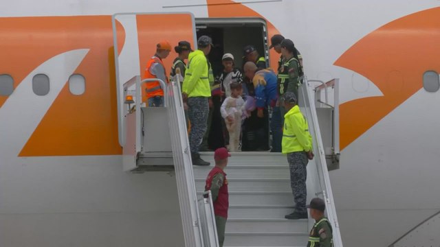 300 Venezuelans deported by the United States return to Venezuela