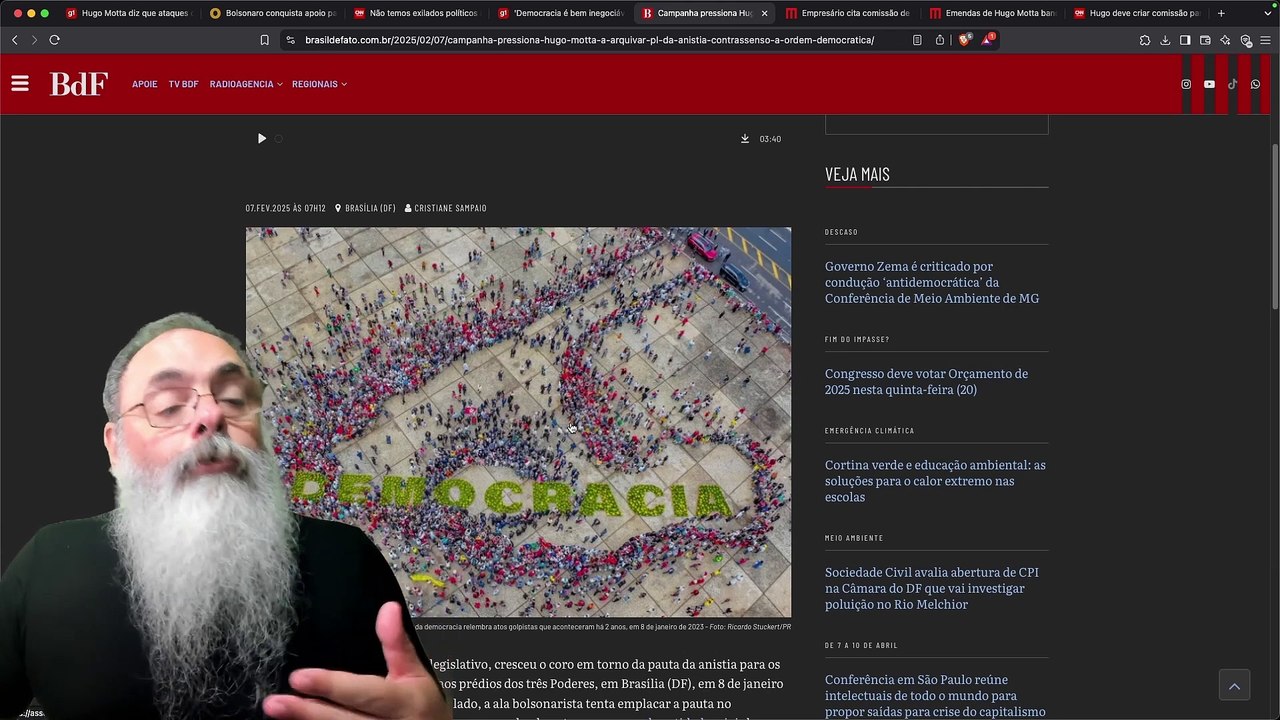 ESQUERDA recorre ao STF para BARRAR o PL da ANISTIA ameaçando HUGO MOTTA com CASOS de CORRUPÇÃO