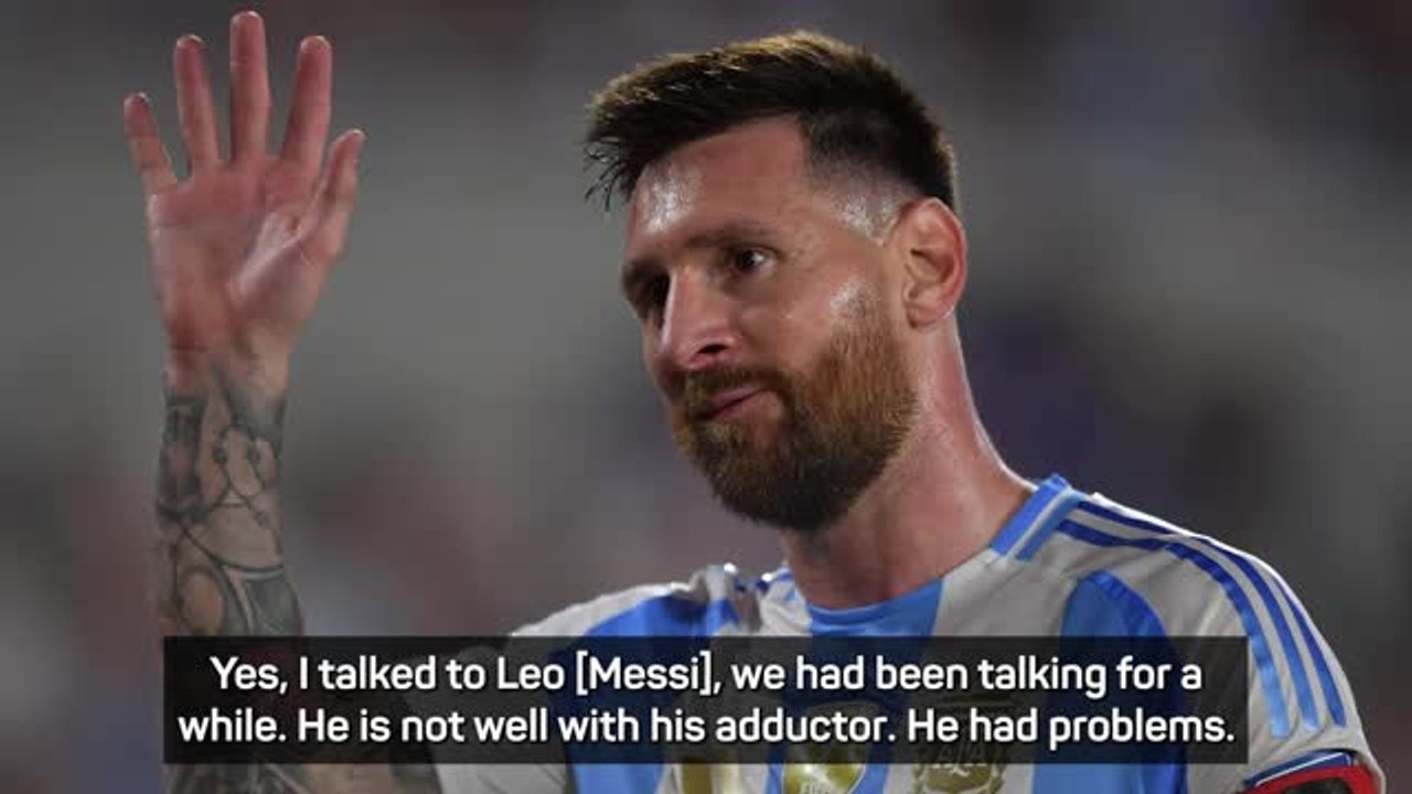 Messi loss is significant for Argentina - Scaloni