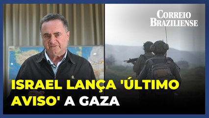 Israel anuncia operações terrestres e lança 'último aviso' a Gaza