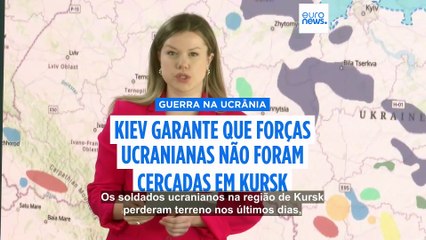 Kiev garante que as forças ucranianas não foram cercadas na região de Kursk