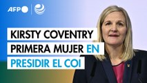 Kirsty Coventry hace historia al convertirse en la primera mujer en presidir el COI