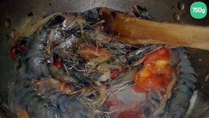 Dombrés aux crevettes façon prisca