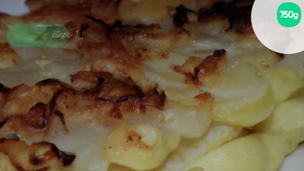 Gratin de pommes de terre et morteau