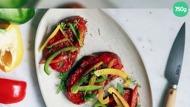 Poivrons rouges de France confits