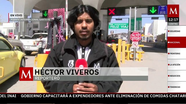 Docentes del CNTE protestan en Puente Internacional Santa Fe en Juárez