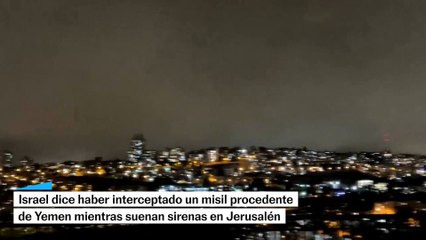 Israel intercepta un misil lanzado desde Yemen en plena escalada del conflicto