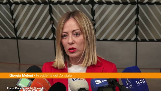 Ucraina, Meloni Garanzie di sicurezza per una pace giusta e duratura