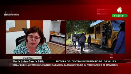 María Luisa García Bátiz habla de su tercer informe de actividades en el CUValles