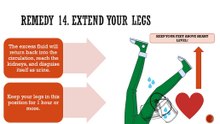 Extend your legs for swelling treatment #swelling #legs