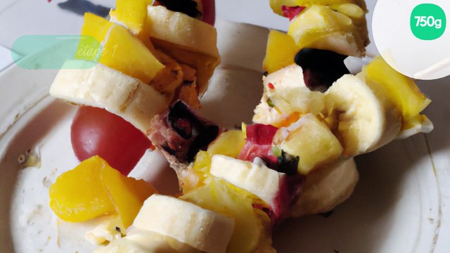 Les brochettes de fruits qui décoiffent !