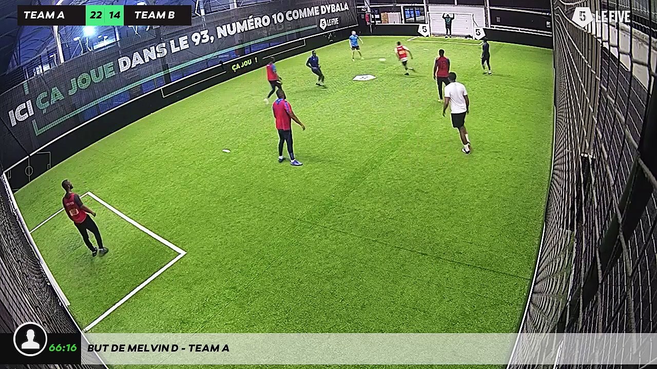 But de Melvin D - Team A