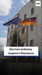 German embassy reopens in Damascus