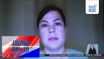 VP Sara Duterte – Ilegal ang pag-aresto kay FPRRD; DOJ, iginiit na legal at nasa proseso ito | Unang Balita