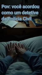 Pov: você acordou como um detetive da polícia civil , solucione o crime antes que dia acabe