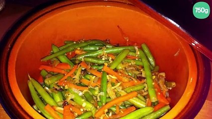 Haricots caramélisés