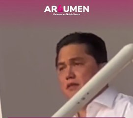 Momen Erick Thohir Menangis Sambil Berdoa Ketika Nonton Timnas di Australia