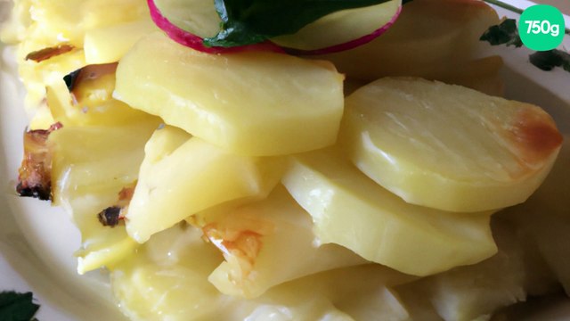 Gratin de céleri rave et de pommes de terre