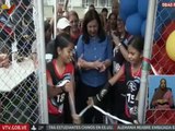 Caracas | Alcaldesa Carmen Meléndez entrega canchas deportivas rehabilitadas en la parroquia Coche