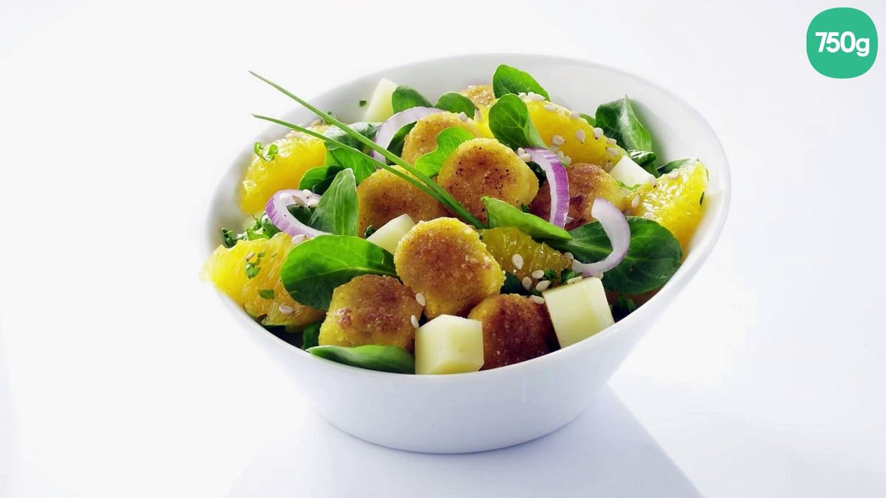 Salade d'agrumes à la polenta