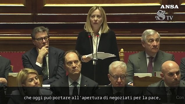 Ucraina, Meloni: Sosteniamo gli sforzi di Trump per la pace