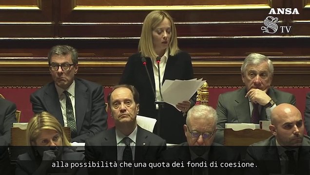 Meloni: Rearm Europe e' un nome fuorviante, difesa non e' solo acquisto di armi