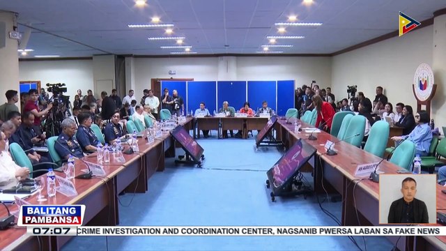 Security cluster ng pamahalaan, humarap sa pagdinig ng Senado at idinepensa ang proseso ng pag-aresto ng Interpol kay FPRRD