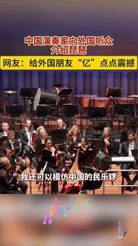 Chinese performers very interestingly introduce the pipa to foreign audiences. #music #shorts #music #instrumental music