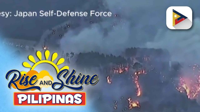 Pag-apula ng apoy sa nangyaring wildfire sa Northeastern Japan, puspusan