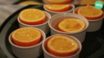 Oranges épicées à la vapeur...