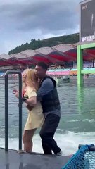 Flyboard ride is so fun 🤪😚✌️ #amusementpark #adventure #flyboard #bluesilver