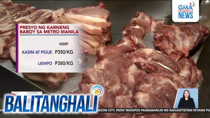 Presyo ng karneng baboy sa Metro Manila | Balitanghali