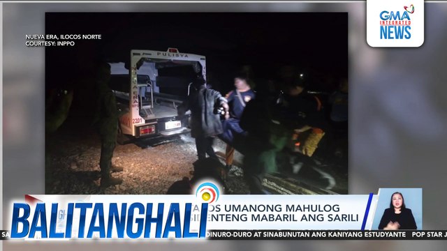 Lalaki, patay matapos umanong mahulog sa bangin at aksidenteng mabaril ang sarili | Balitanghali