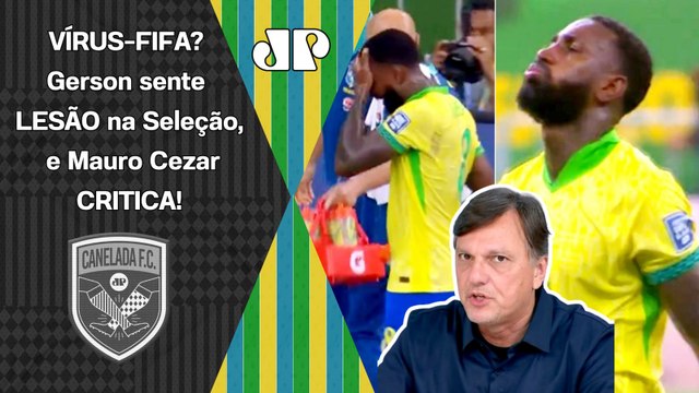 ISSO É BIZARRO!!! E SE REPETE HÁ MUITO TEMPO! Gerson SE MACHUCA na Seleção, e Mauro Cezar CRITICA!